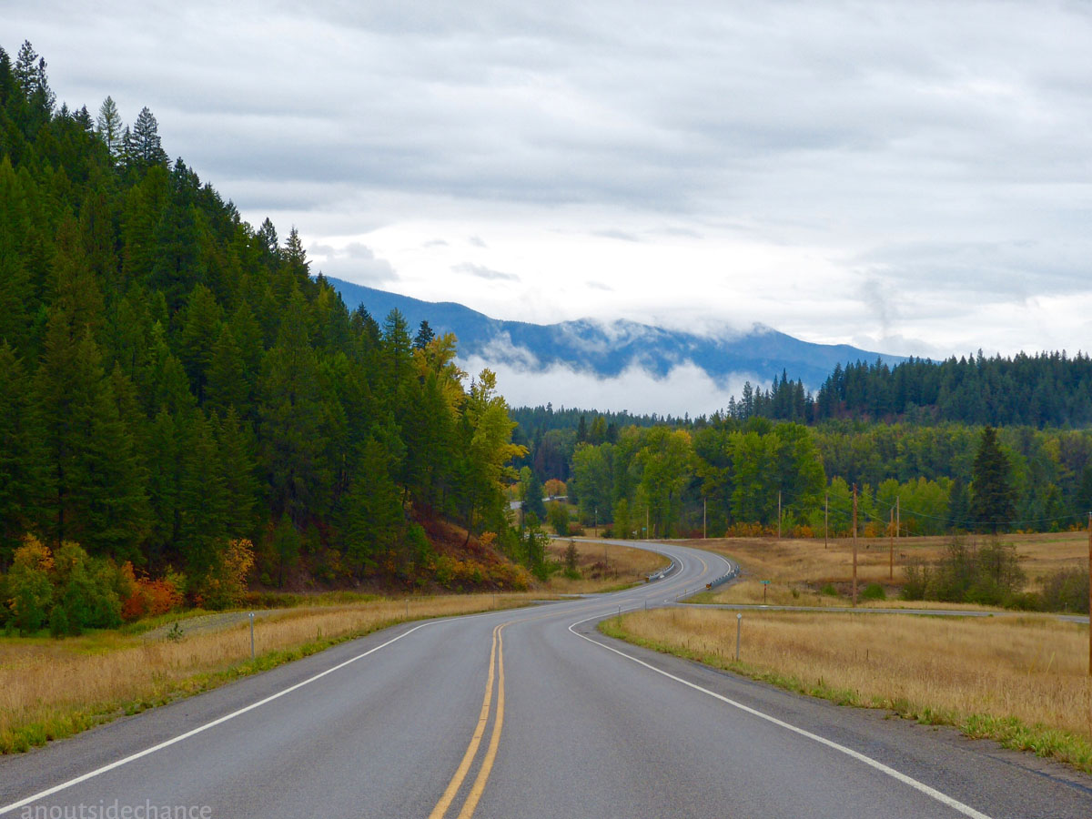 US Highway 2 in western Montana.